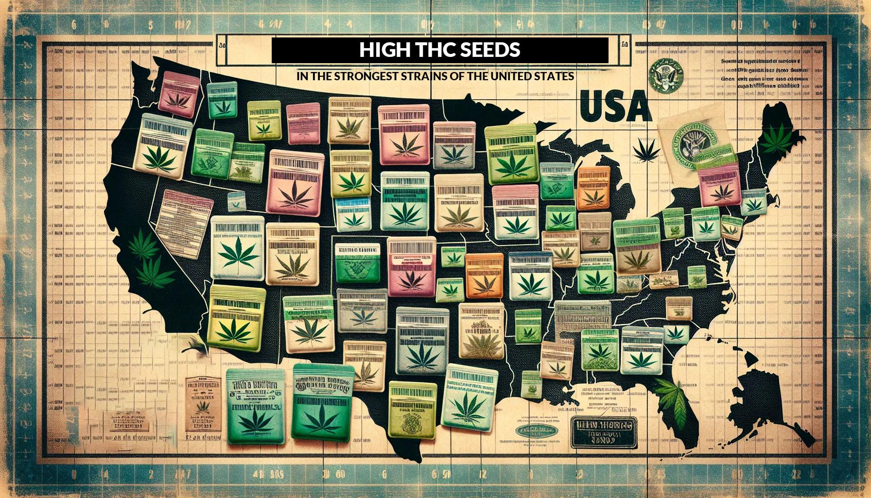 Buy High THC Seeds USA – Strongest Weed Strains