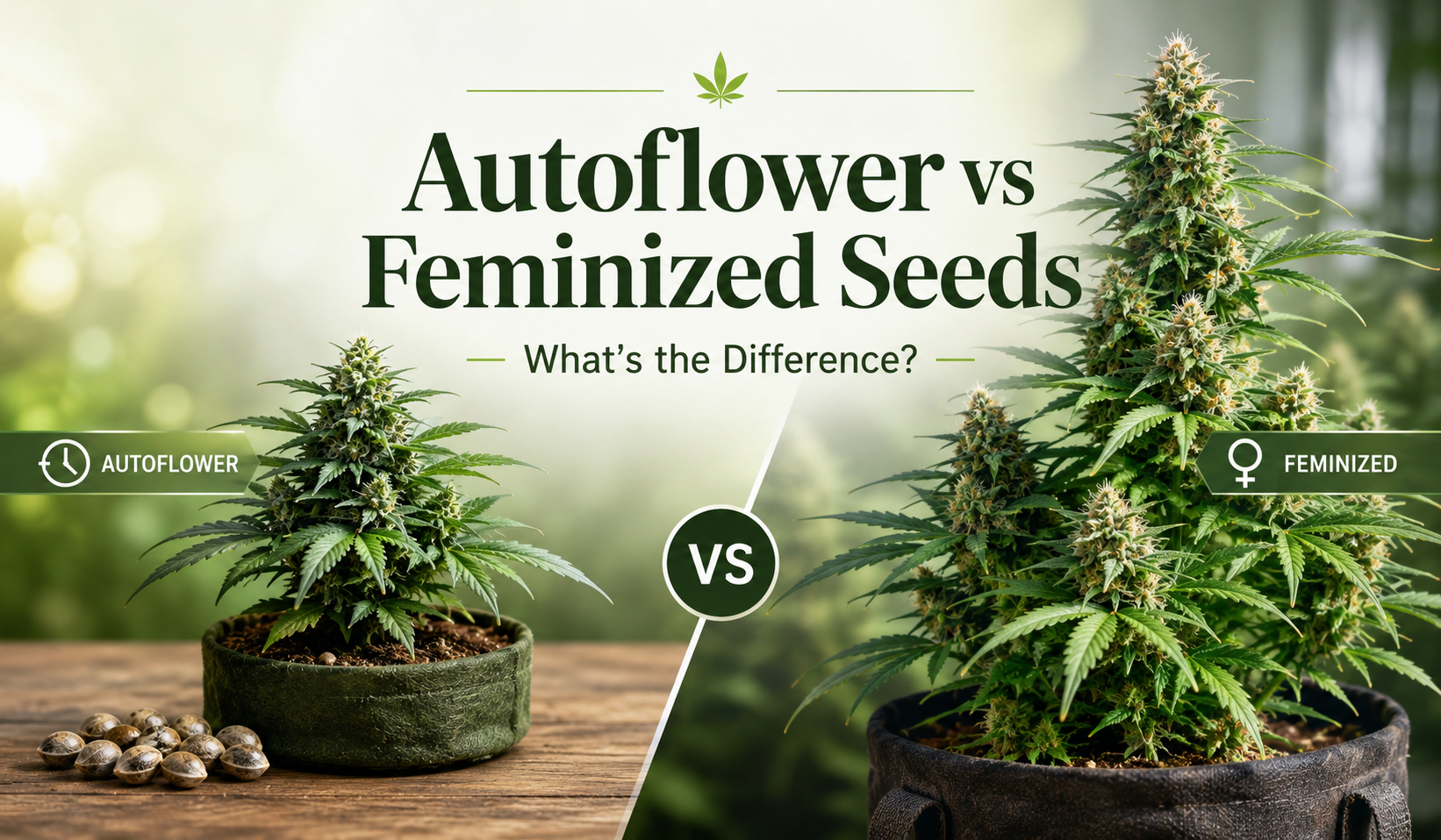 Autoflower vs Feminized Seeds: What’s the Difference?